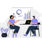 IT Consulting Concept 2D Character Art Illustration 700 IT Consulting Concept 2D Character Art Illustration 700