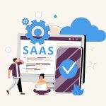 istockphoto-1310451697-612×612 Cloud software abstract concept vector illustration set. SaaS technology, cloud computing security, cloud based engine, data protection, virtual application, storage access abstract metaphor.